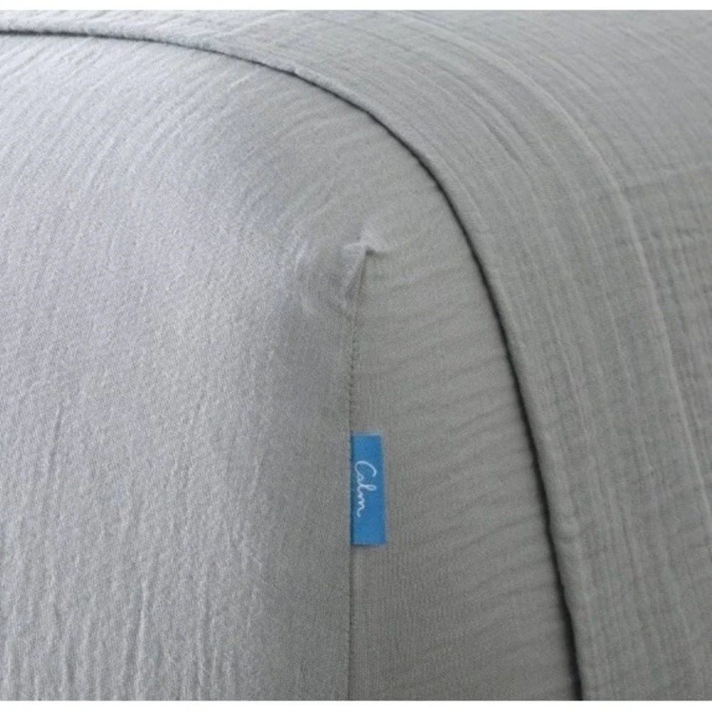 Calm KING Size Soft Cotton Gauze Sheet Set GRAY